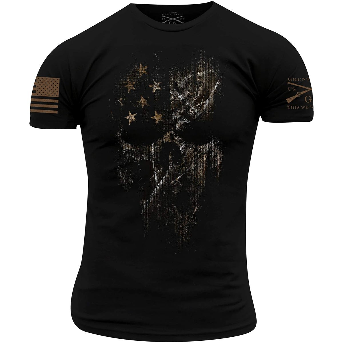 Grunt Style Realtree Edge American Reaper T-Shirt - Black - Forza Sports