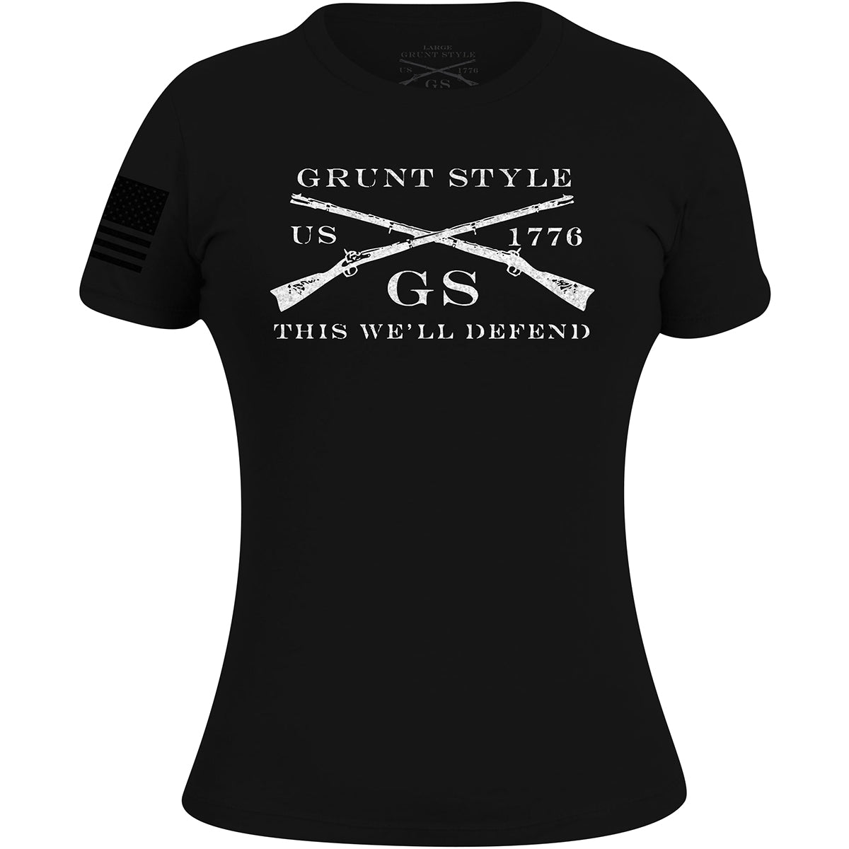 Grunt Style Women's Logo Basic T-Shirt - Black - Forza Sports