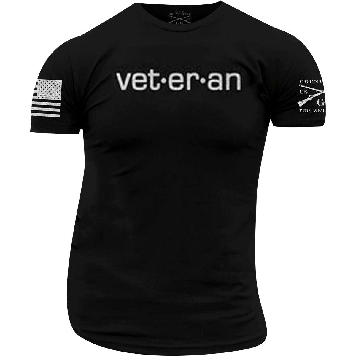 Grunt Style Blank Check T-Shirt - Black - Forza Sports