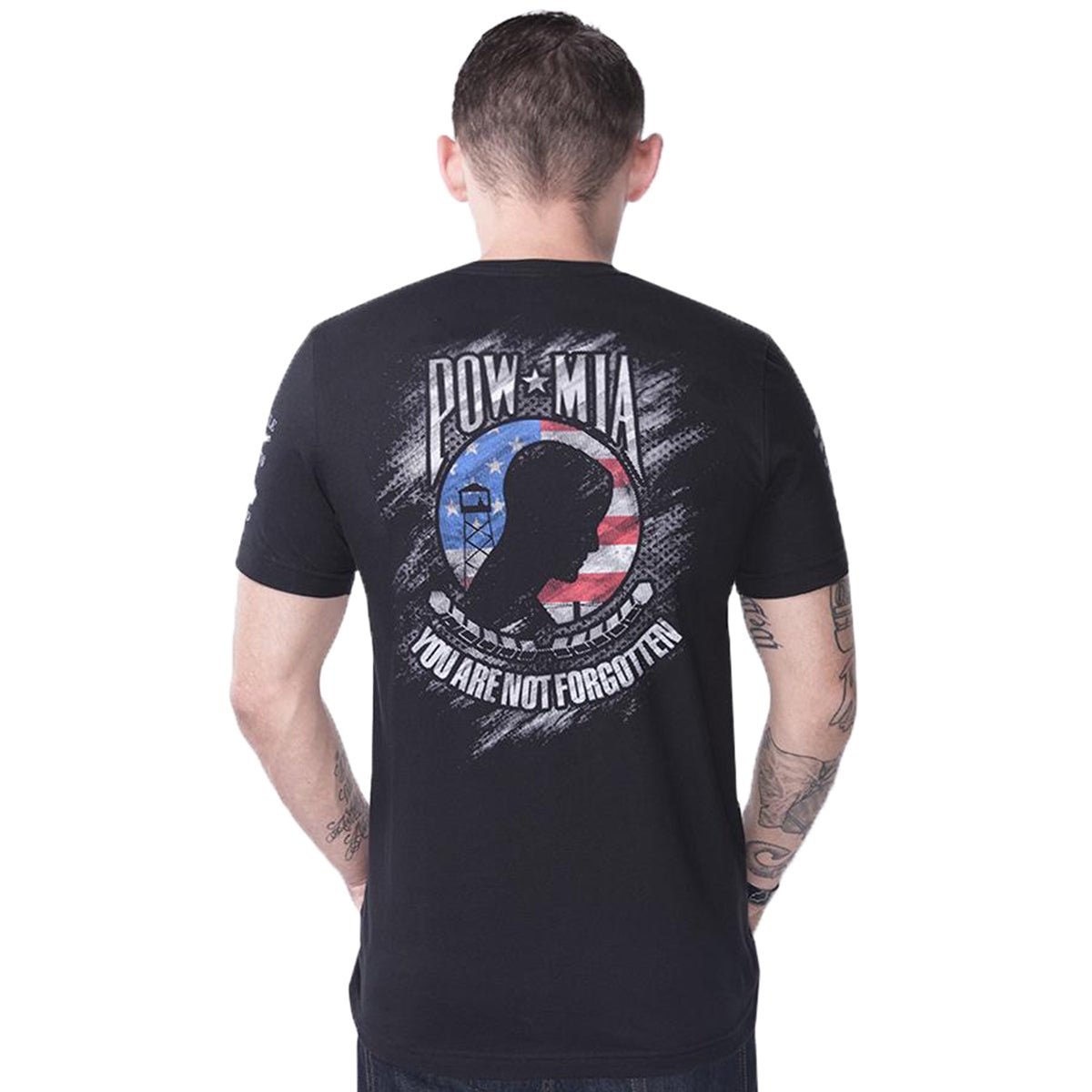 Grunt Style POW/MIA T-Shirt - Black - Forza Sports
