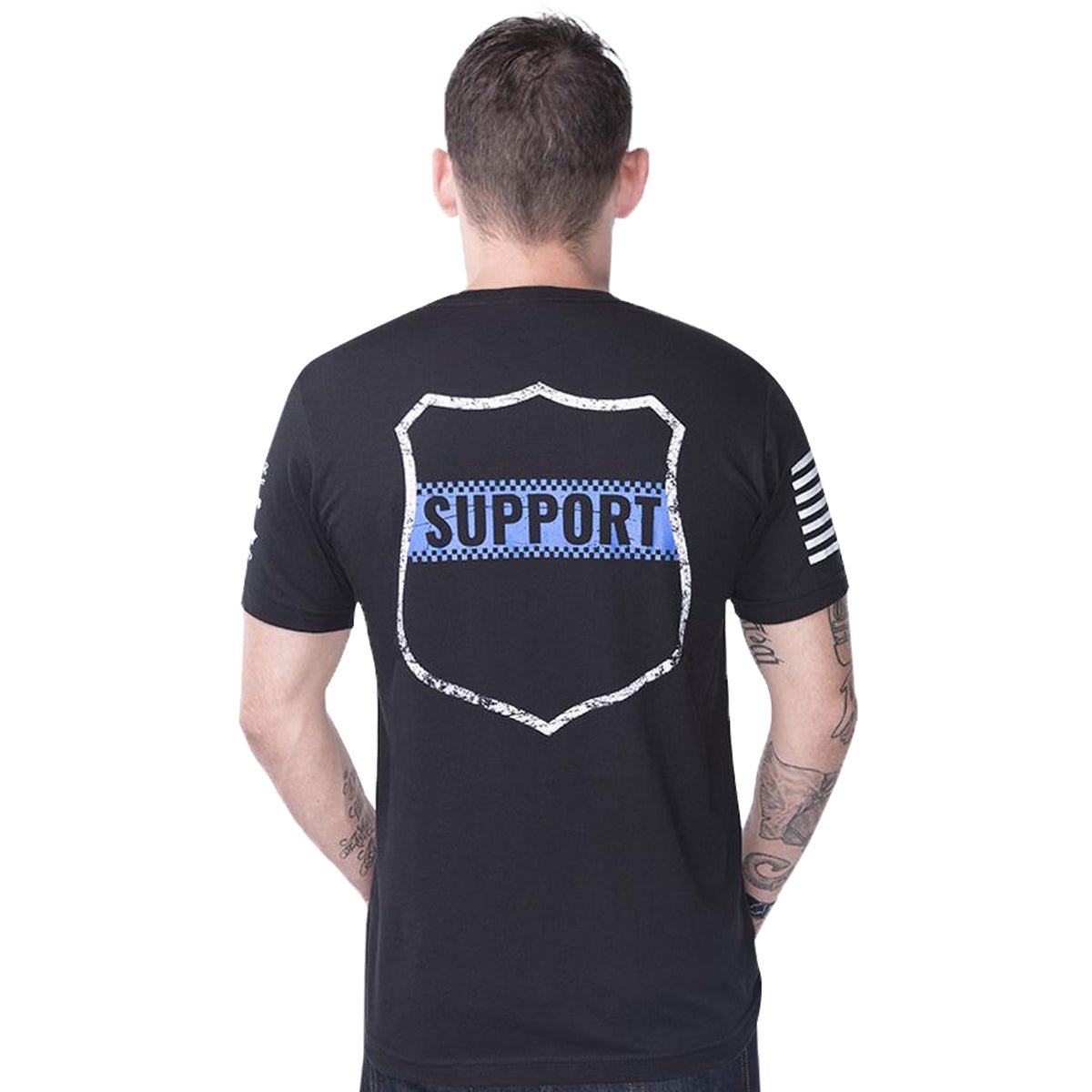 Grunt Style Support Police T-Shirt - Black - Forza Sports