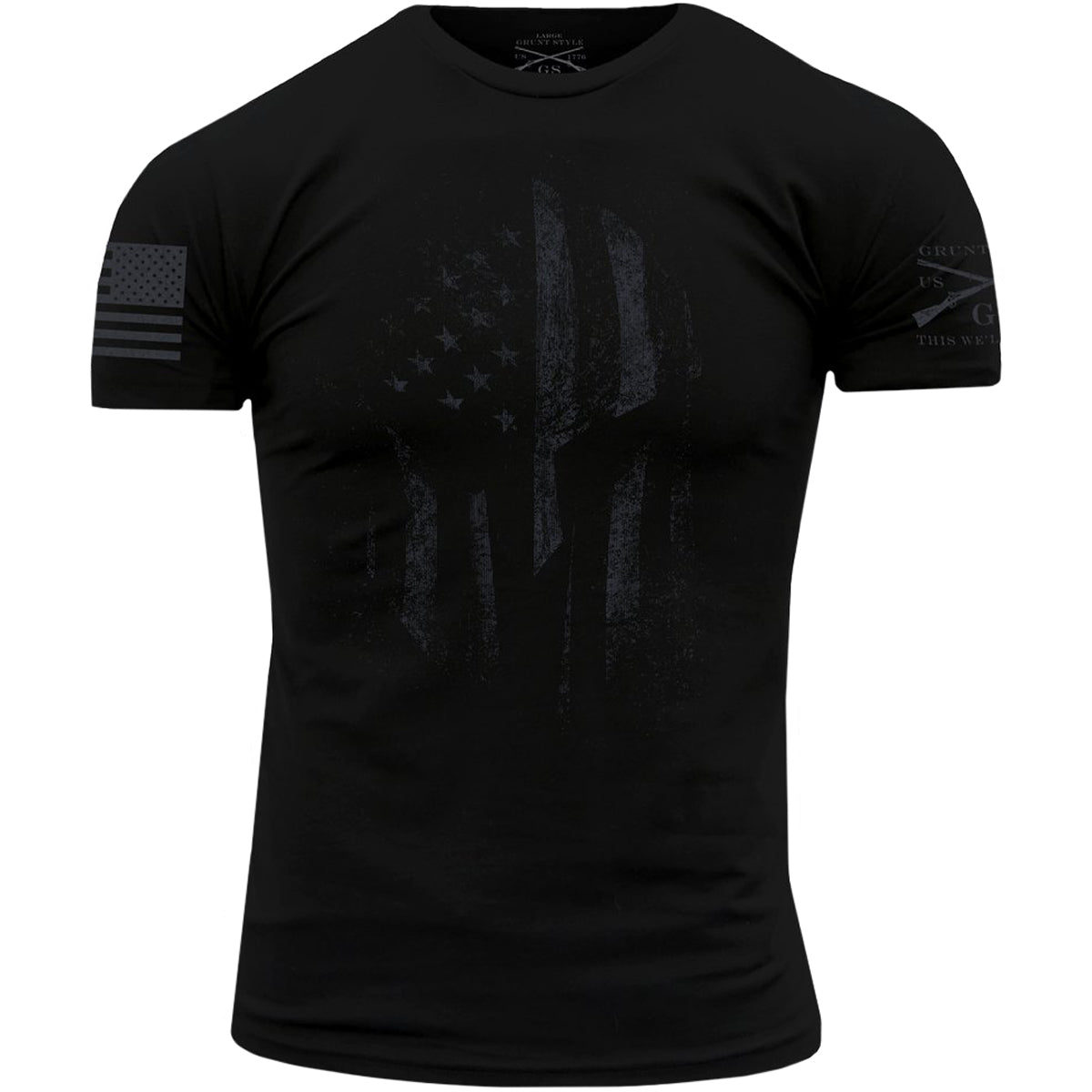 Grunt Style Spectre Spartan Crewneck T-Shirt - Black - Forza Sports