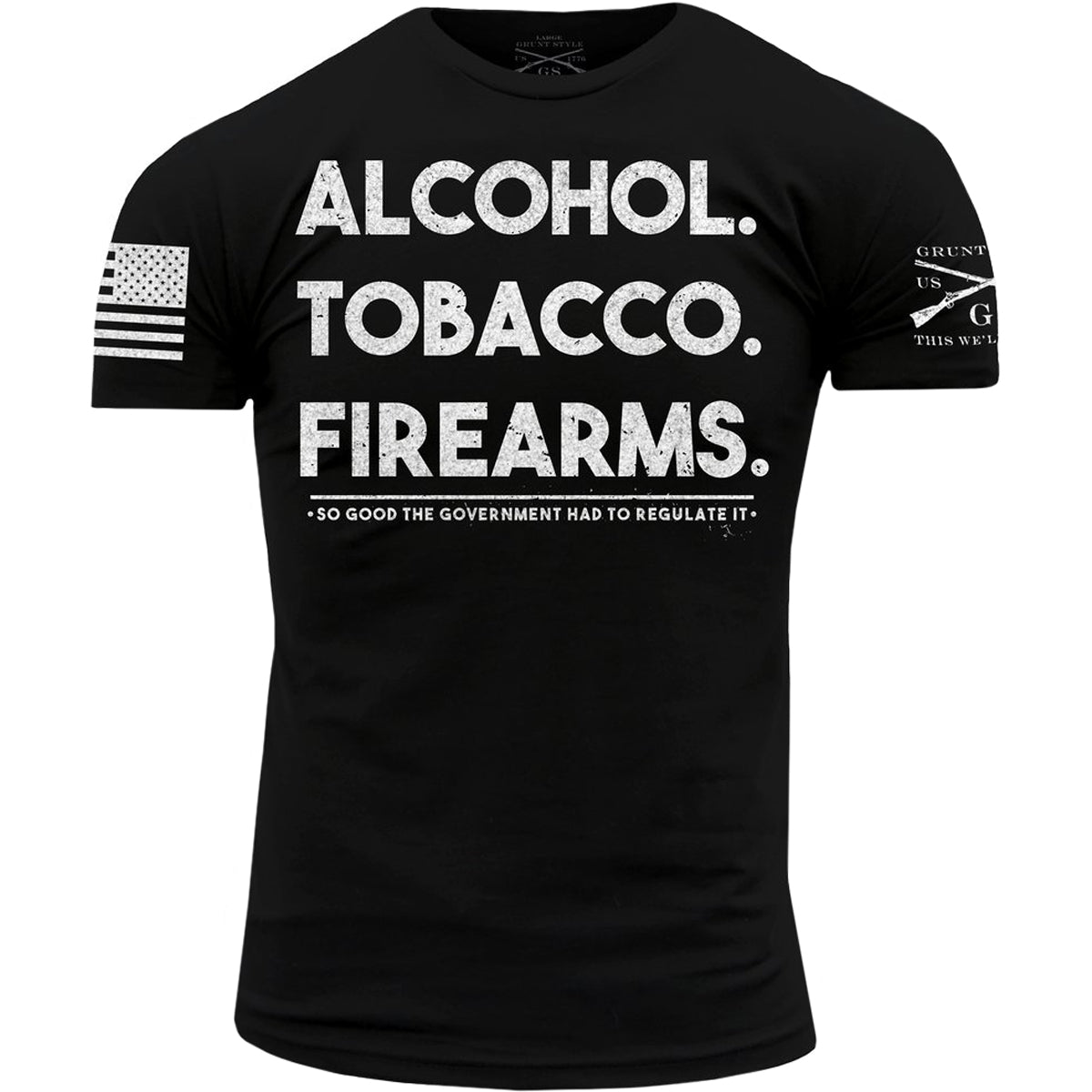 Grunt Style ATF 2.0 Crewneck T-Shirt - Black - Forza Sports