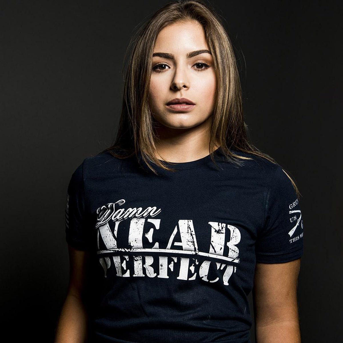 Grunt Style Women's Damn Near Perfect Crewneck T-Shirt - Midnight Navy - Forza Sports