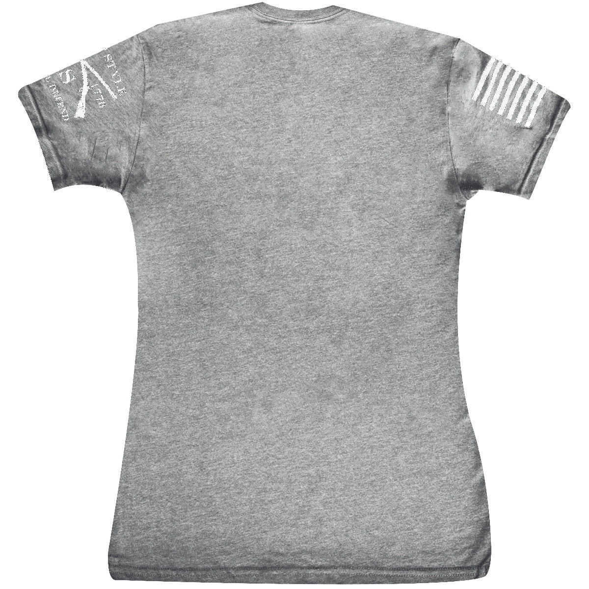 Grunt Style Women's Basic V - Neck T-Shirt - Dark Heather Gray - Forza Sports