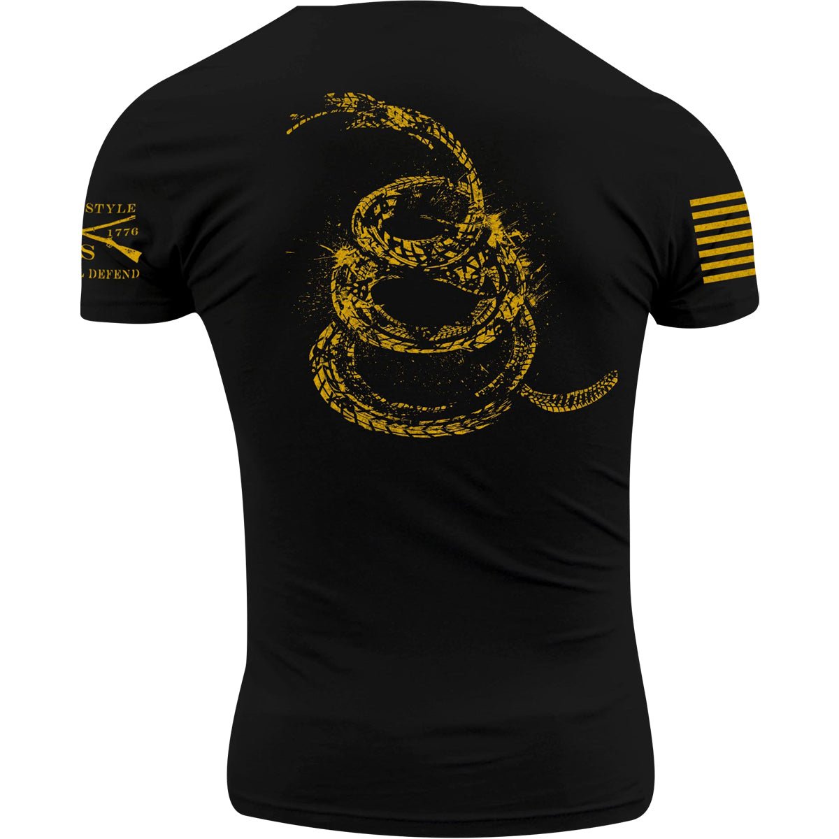 Grunt Style Gadsden Tracks Crewneck T-Shirt - Black - Forza Sports