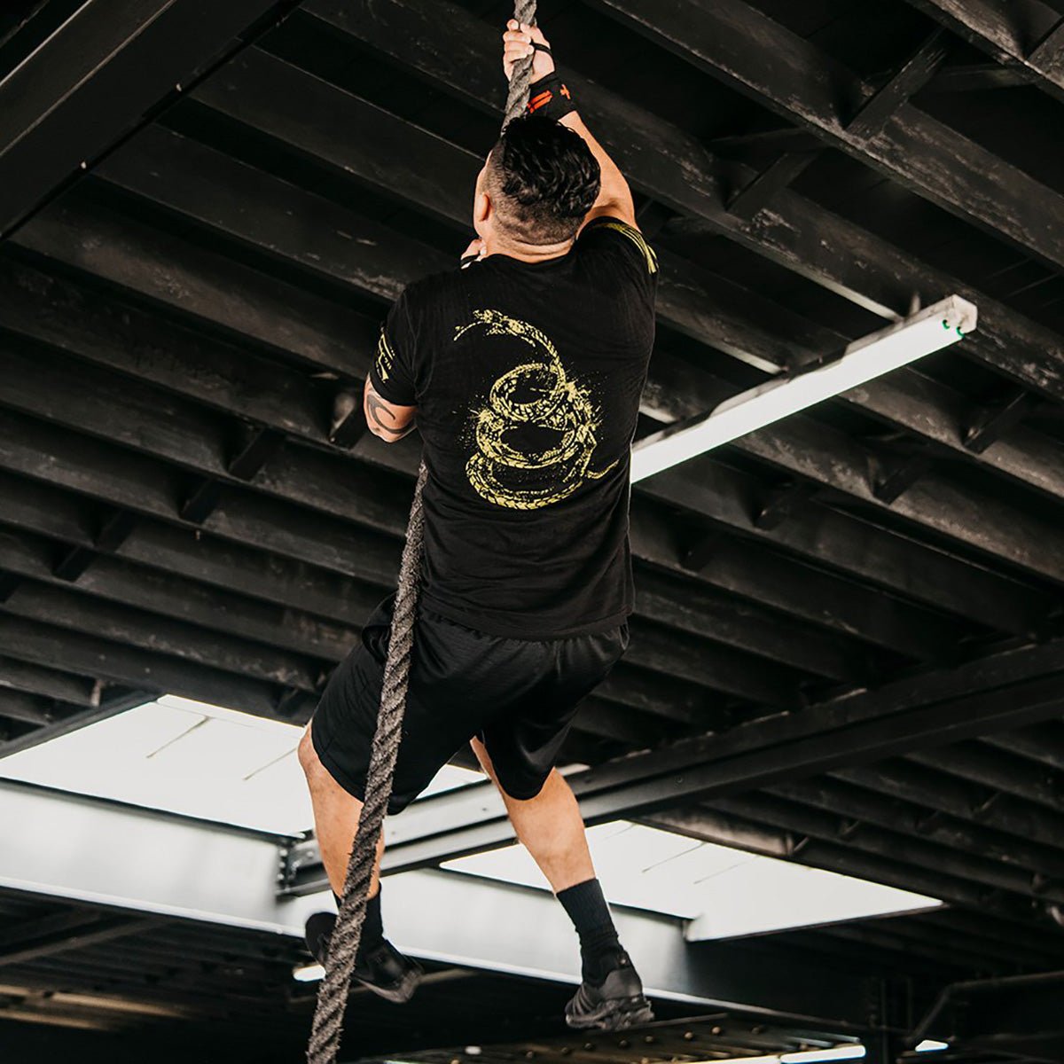 Grunt Style Gadsden Tracks Crewneck T-Shirt - Black - Forza Sports