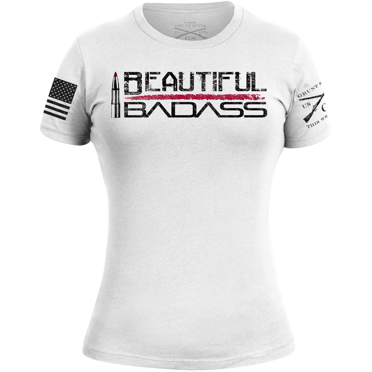 Grunt Style Women's Beautiful Badass T-Shirt - Forza Sports