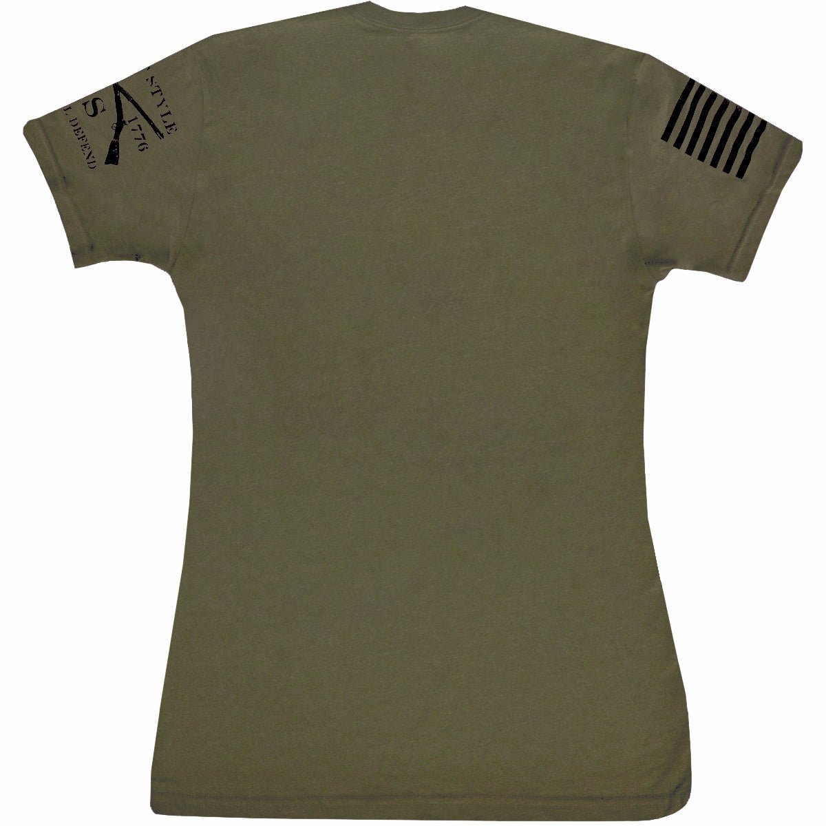 Grunt Style Women's Basic Crewneck T-Shirt - Military Green - Forza Sports