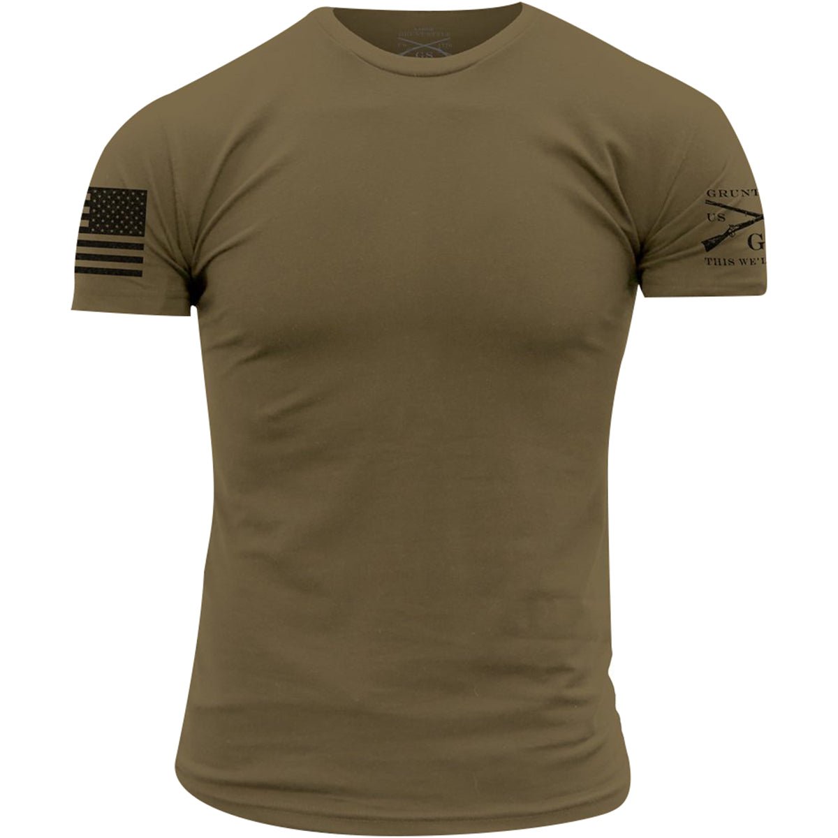 Grunt Style Basic Crewneck T-Shirt - Military Green - Forza Sports