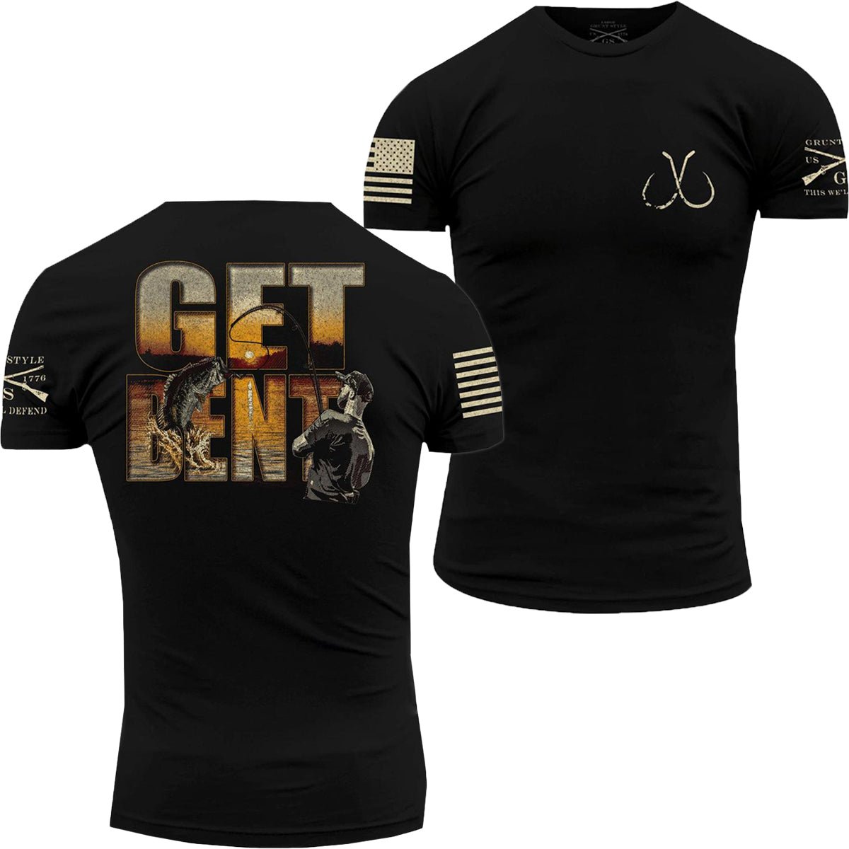 Grunt Style Get Bent T-Shirt - Black - Forza Sports