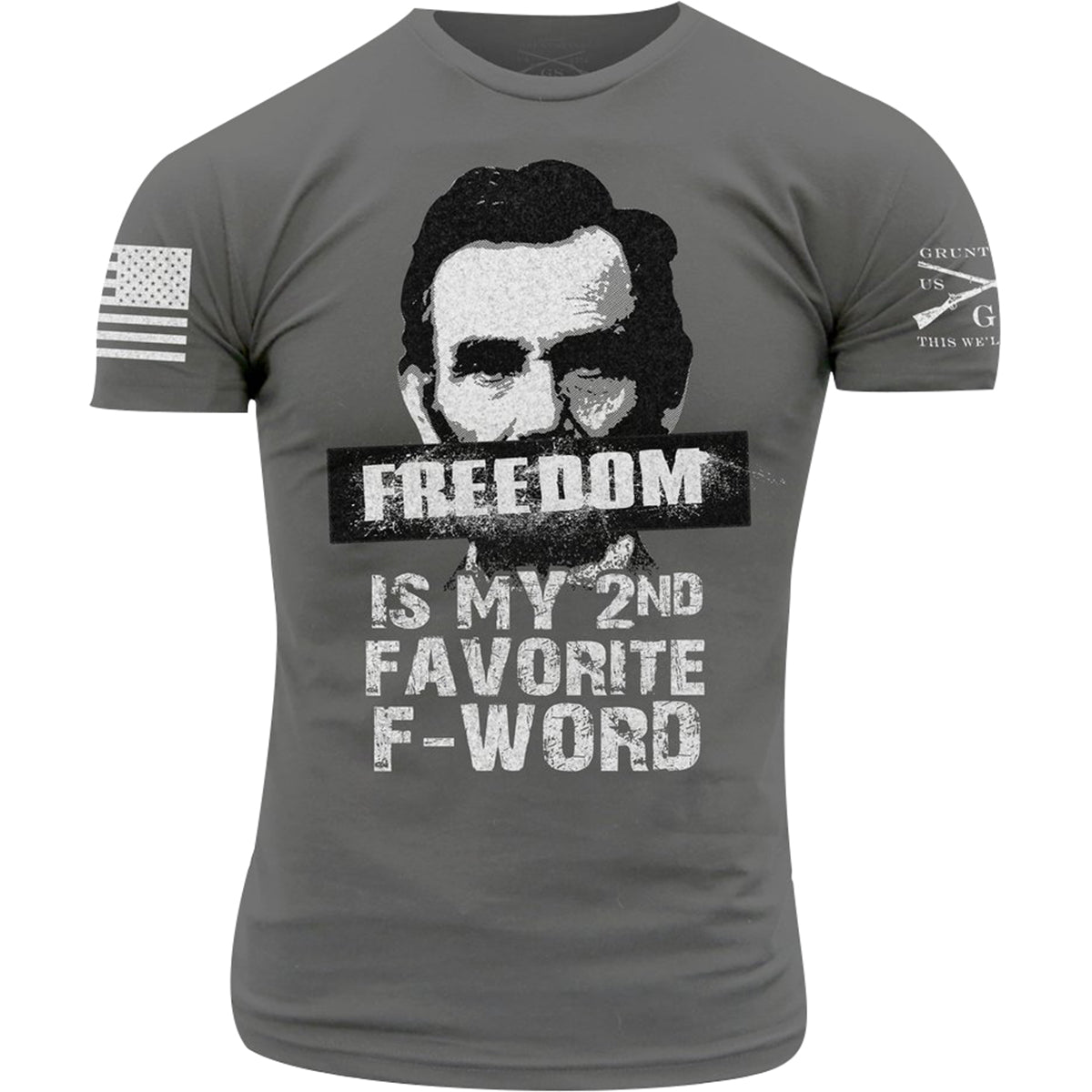 Grunt Style Second Favorite F Word T-Shirt - Gray - Forza Sports