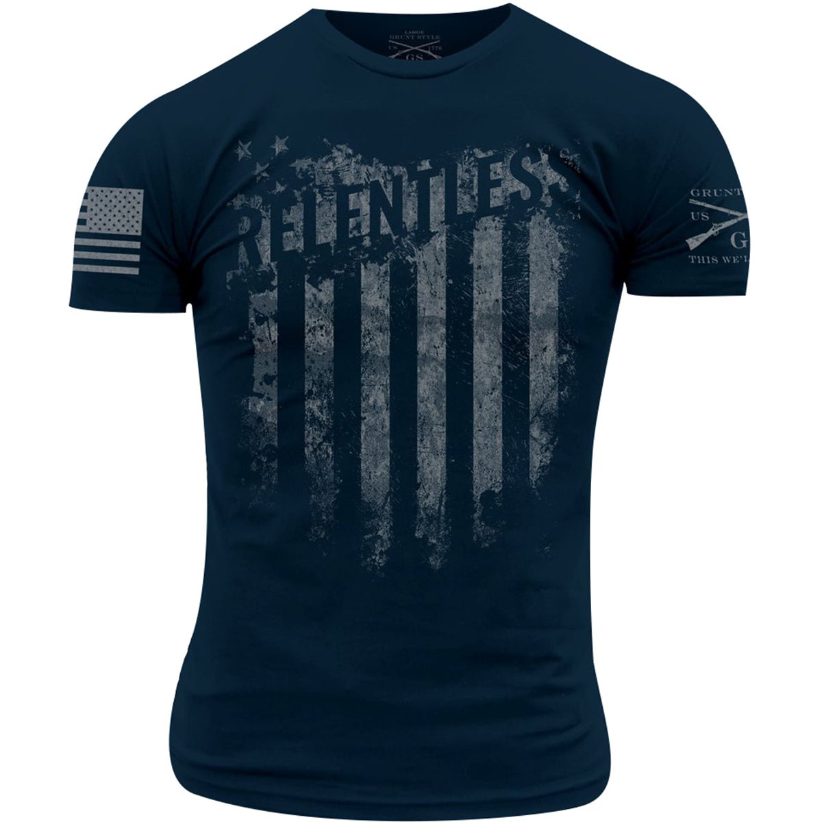 Grunt Style Relentless T-Shirt - Navy - Forza Sports