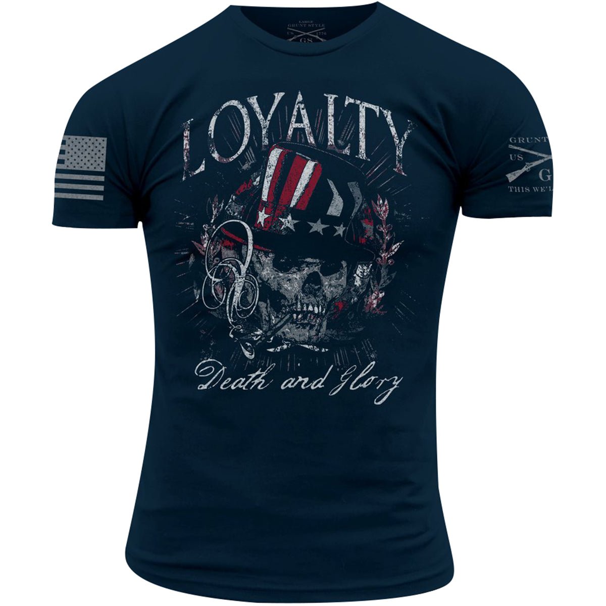 Grunt Style Loyalty or Death T-Shirt - Navy - Forza Sports