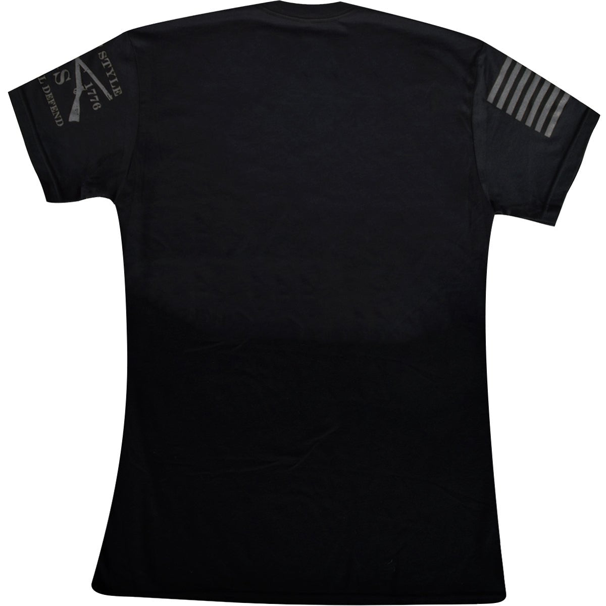 Grunt Style Women's Green Line Flag T-Shirt - XL - Black - Forza Sports