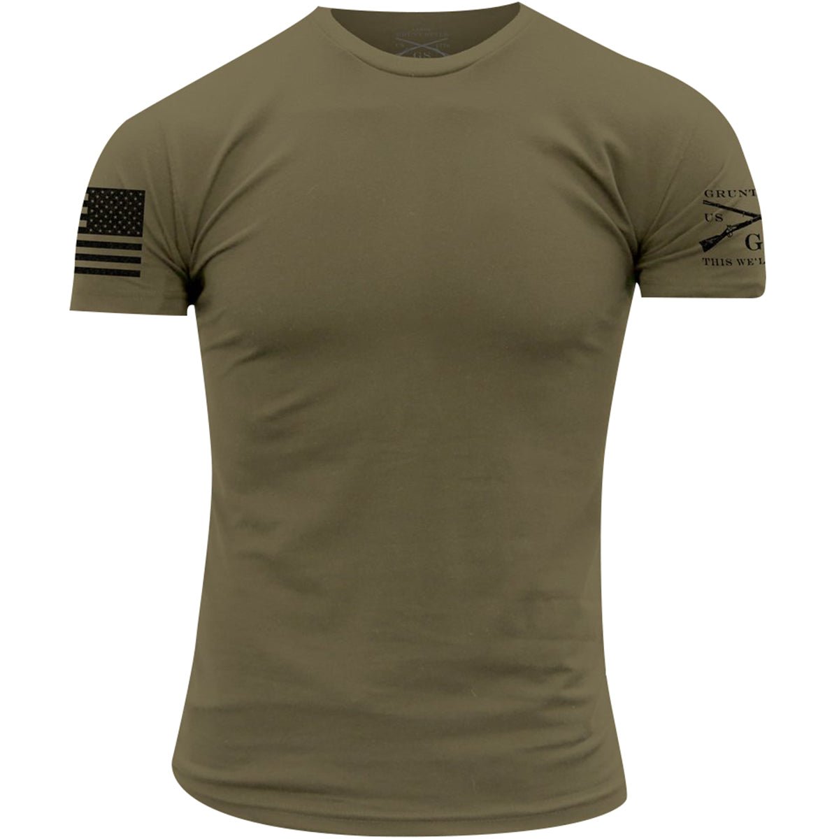 Grunt Style Basic Crew T-Shirt - Tan - Forza Sports