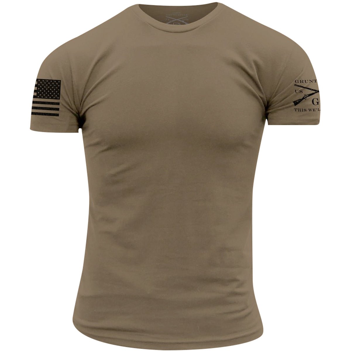 Grunt Style Basic Crew T-Shirt - Navy Green - Forza Sports