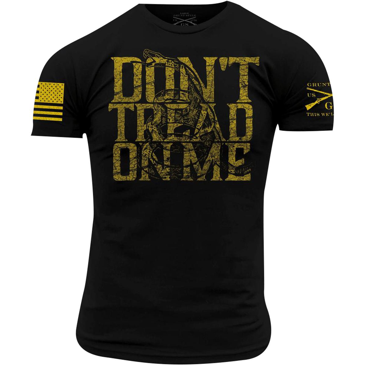 Grunt Style Don't Tread On Me 2.0 T-Shirt - Black - Forza Sports