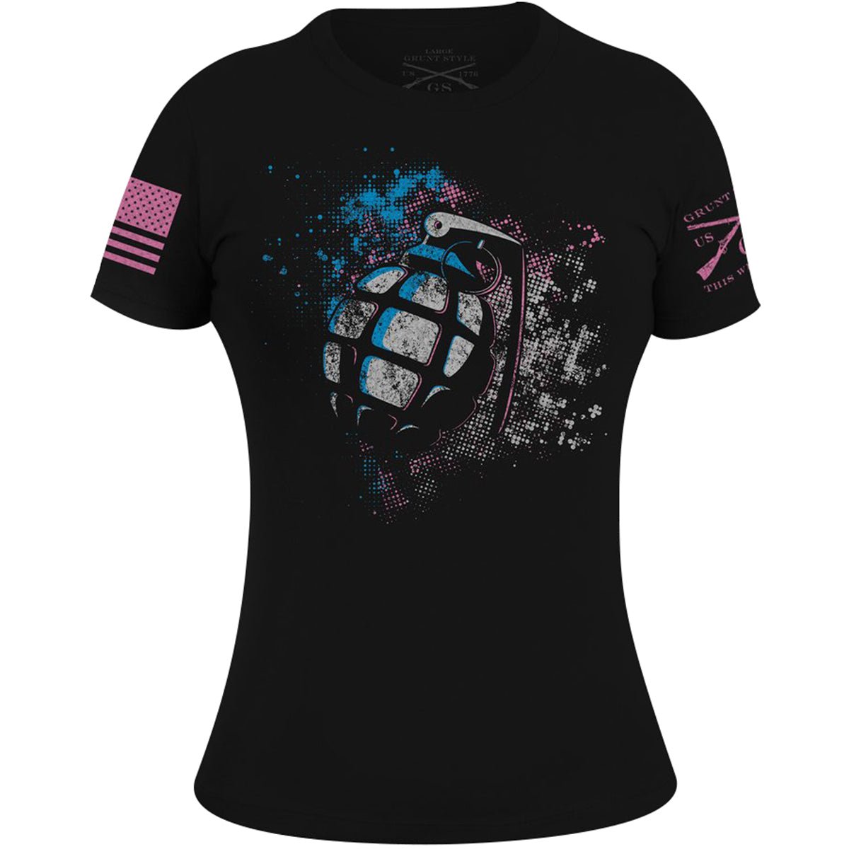 Grunt Style Women's Grenade T-Shirt - Black - Forza Sports