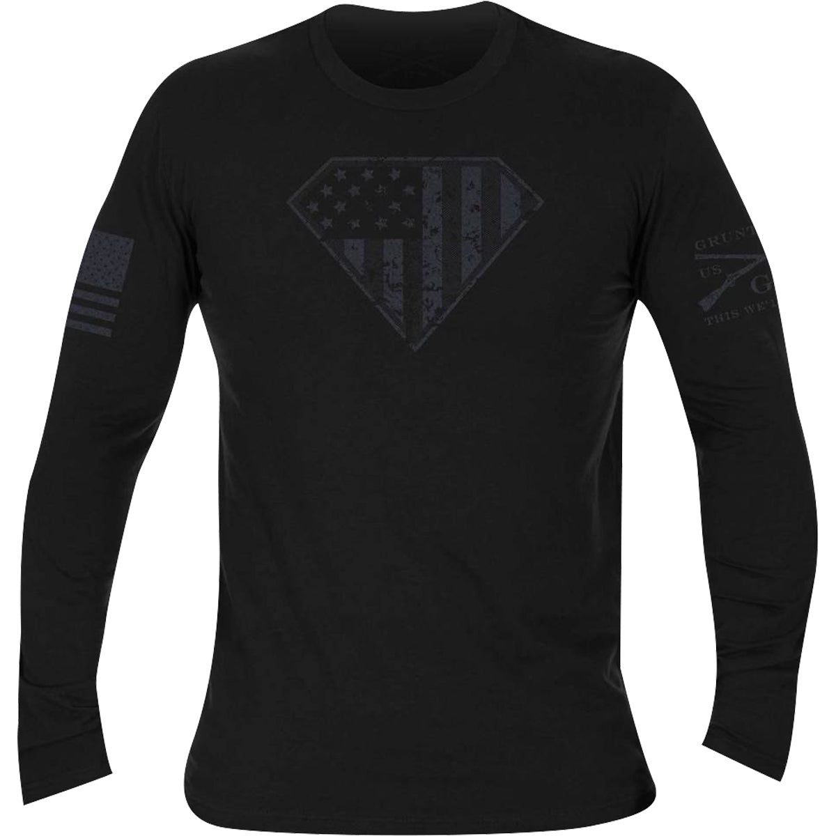 Grunt Style Super Patriot Long Sleeve T-Shirt - Forza Sports