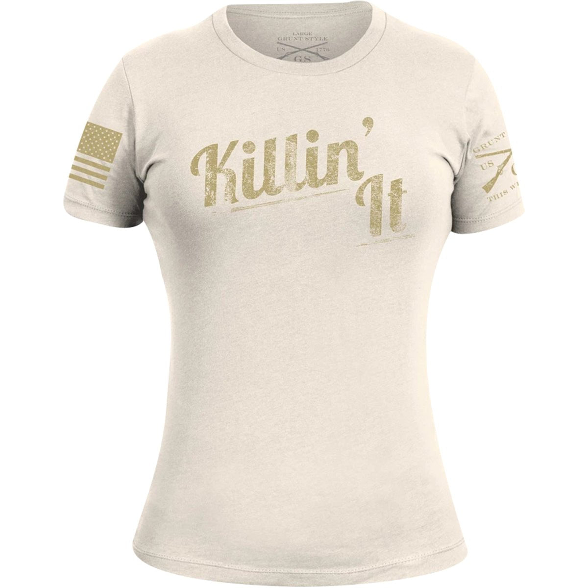 Grunt Style Women's Killin' It T-Shirt - Off White - Forza Sports