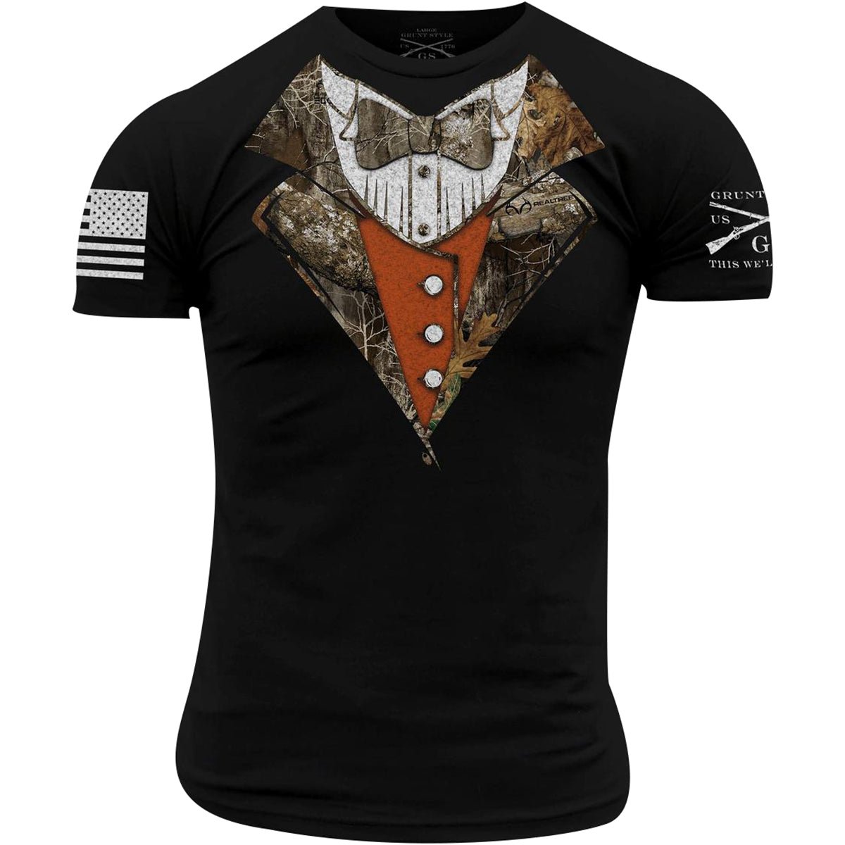 Grunt Style Realtree Edge - Tux T-Shirt - Black - Forza Sports