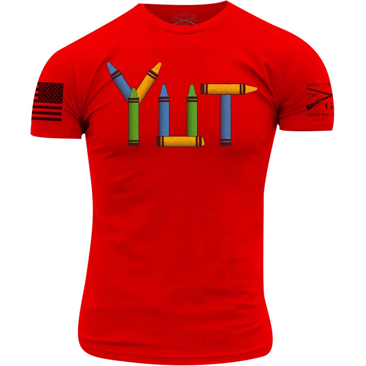 Grunt Style YUT T-Shirt - Red - Forza Sports
