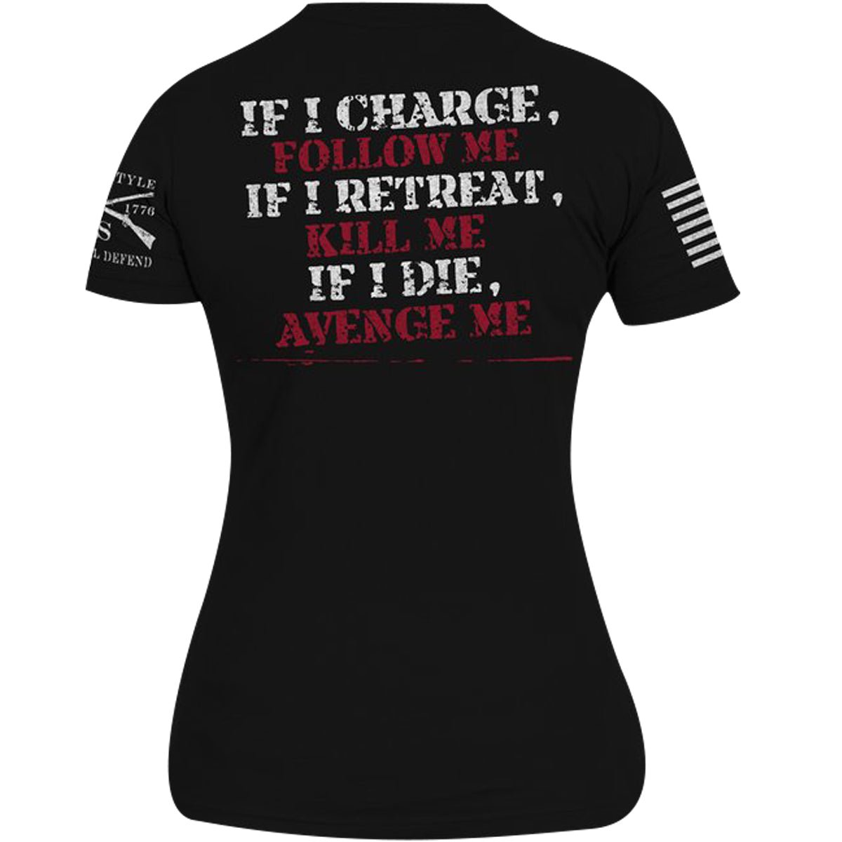 Grunt Style Women's Avenge Me Throwback T-Shirt - Black - Forza Sports