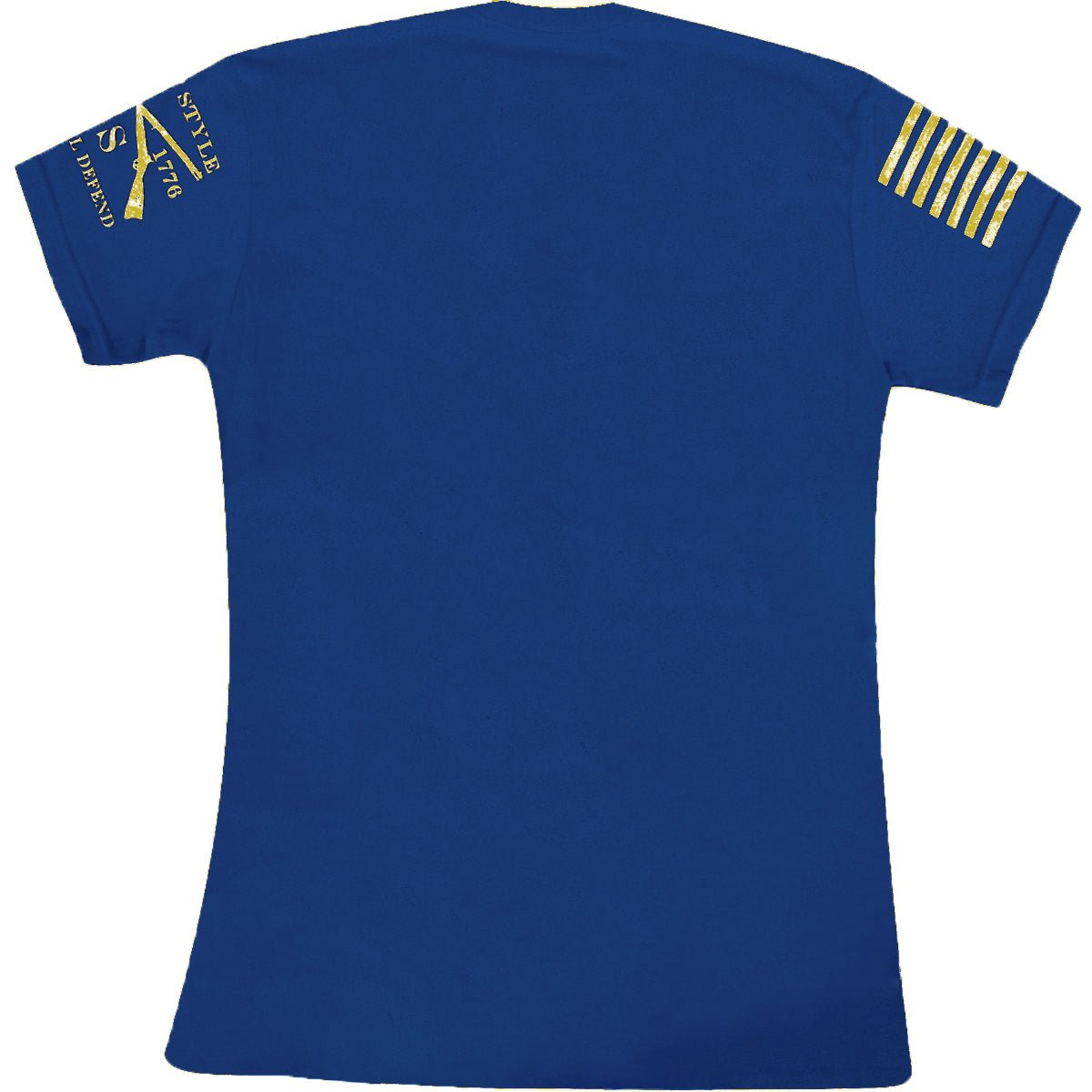 Grunt Style Women's Beer Flag Throwback T-Shirt - 2XL - Blue - Forza Sports