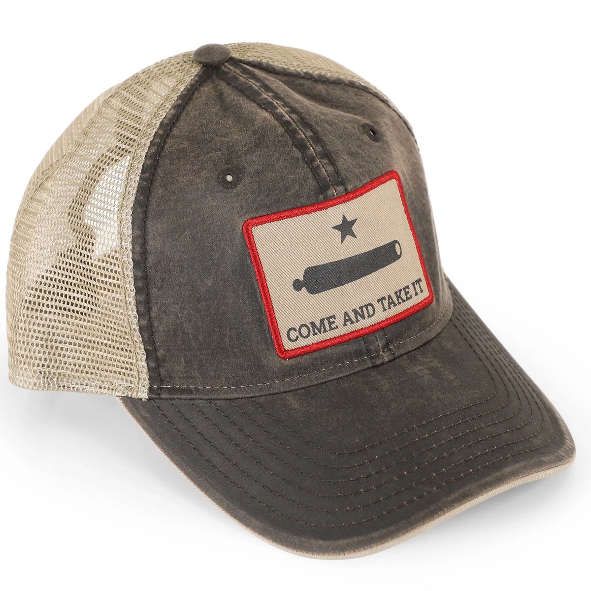 Grunt Style Come And Take It Texas Pride Snapback Hat - Brown/Sand - Forza Sports