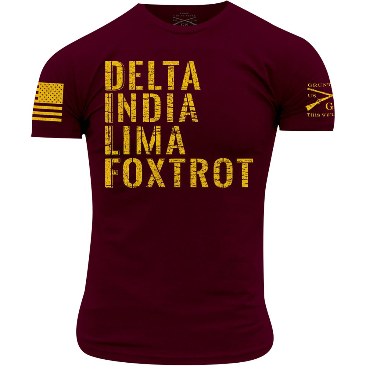 Grunt Style DILF T-Shirt - Maroon - Forza Sports