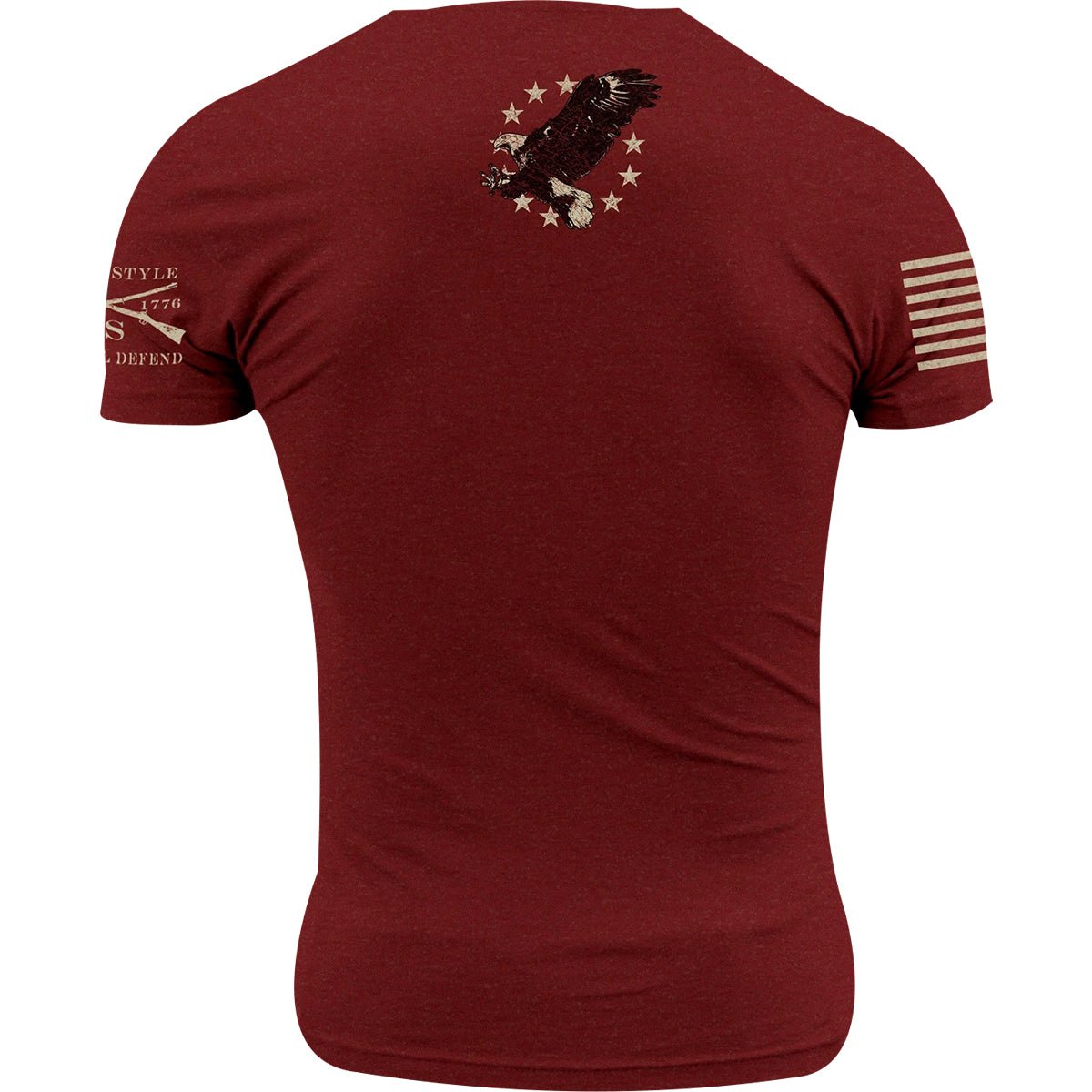 Grunt Style Eagle Betsy Ross T-Shirt - Red - Forza Sports