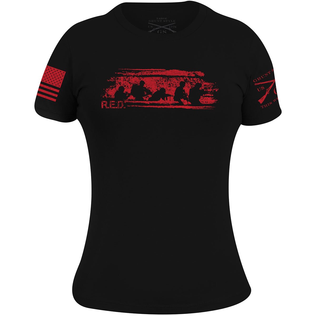 Grunt Style Women's R.E.D. Friday T-Shirt - Black - Forza Sports