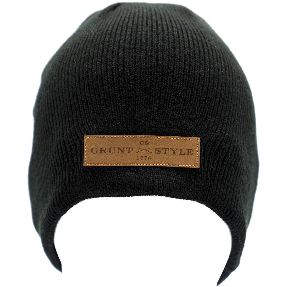 Grunt Style Leather Patch Beanie - Forza Sports