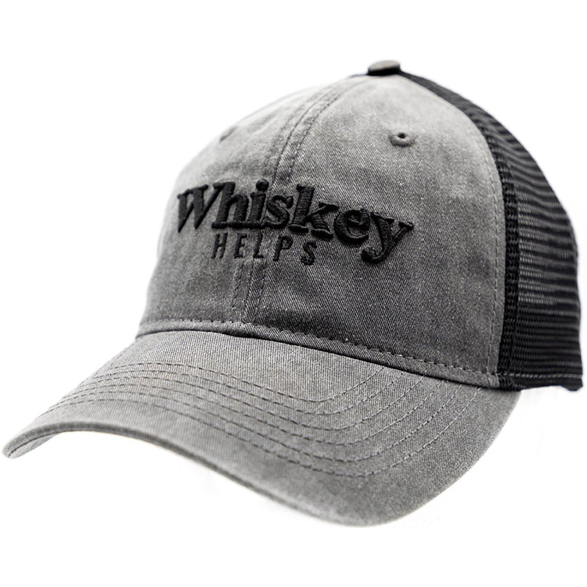 Grunt Style Whiskey Helps Mesh Hat - Black - Forza Sports