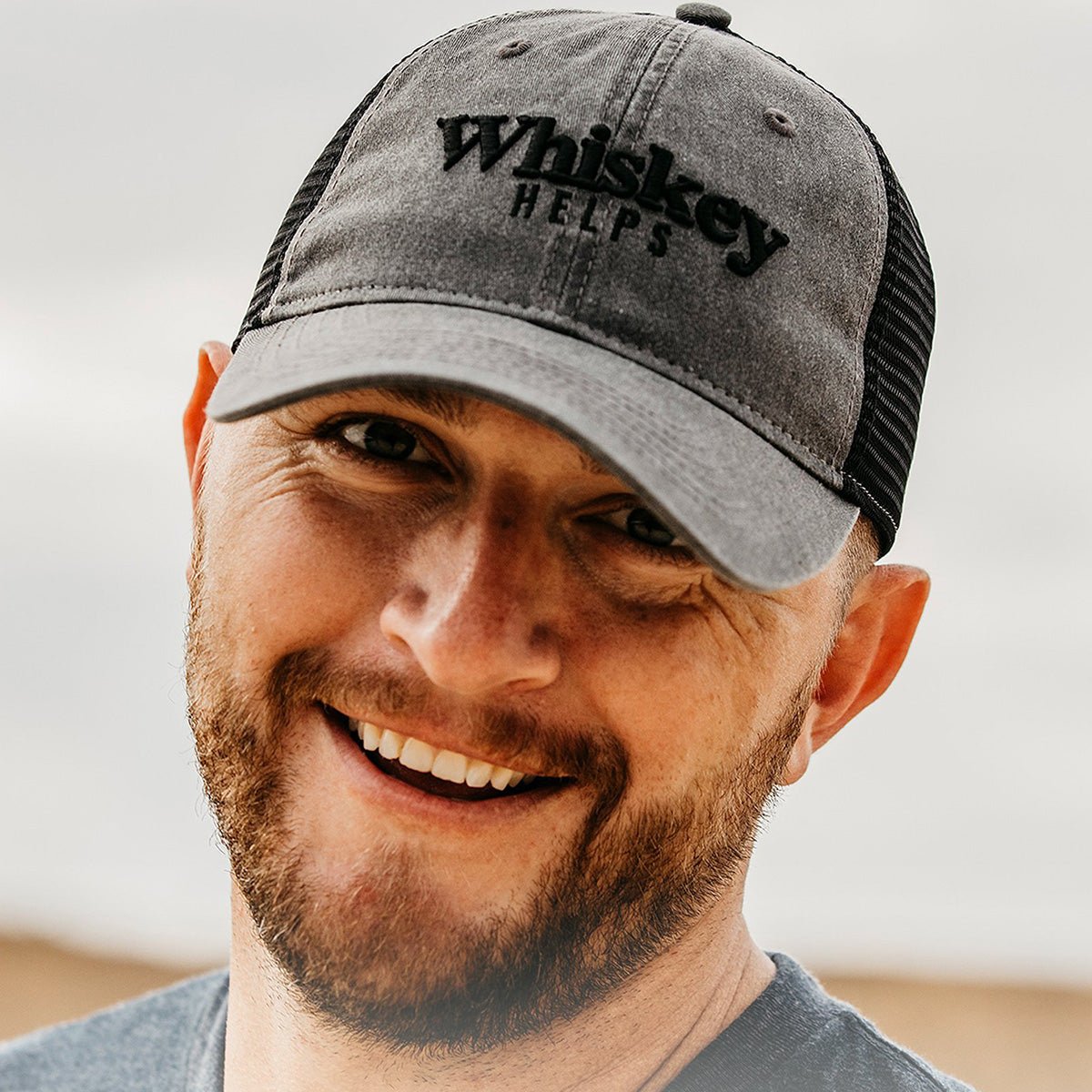 Grunt Style Whiskey Helps Mesh Hat - Black - Forza Sports