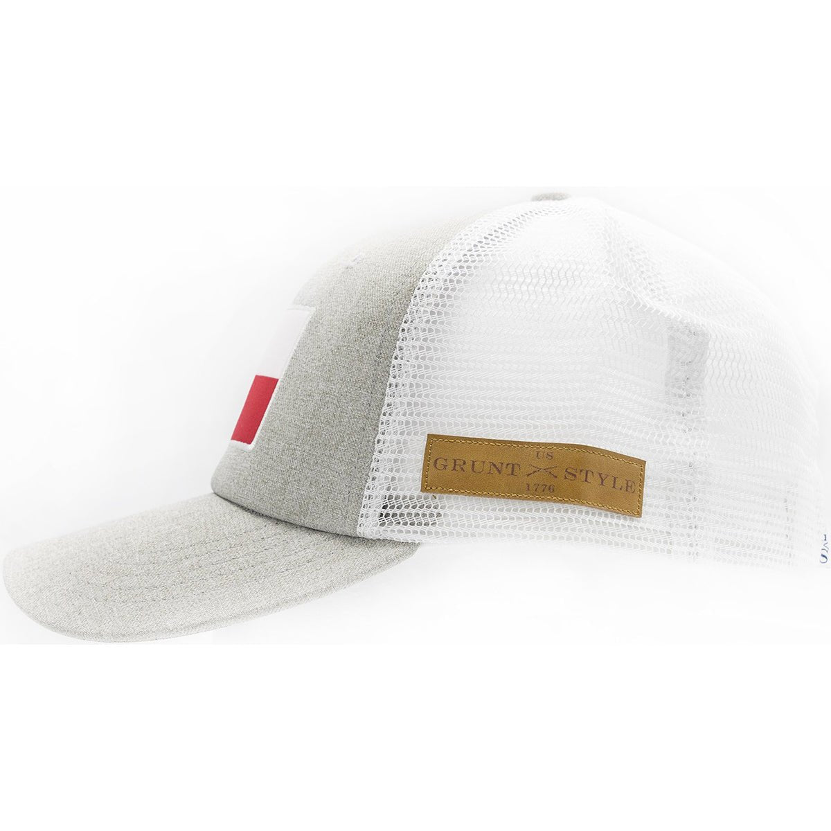 Grunt Style Texas Flag Heather Mesh Hat - Gray - Forza Sports