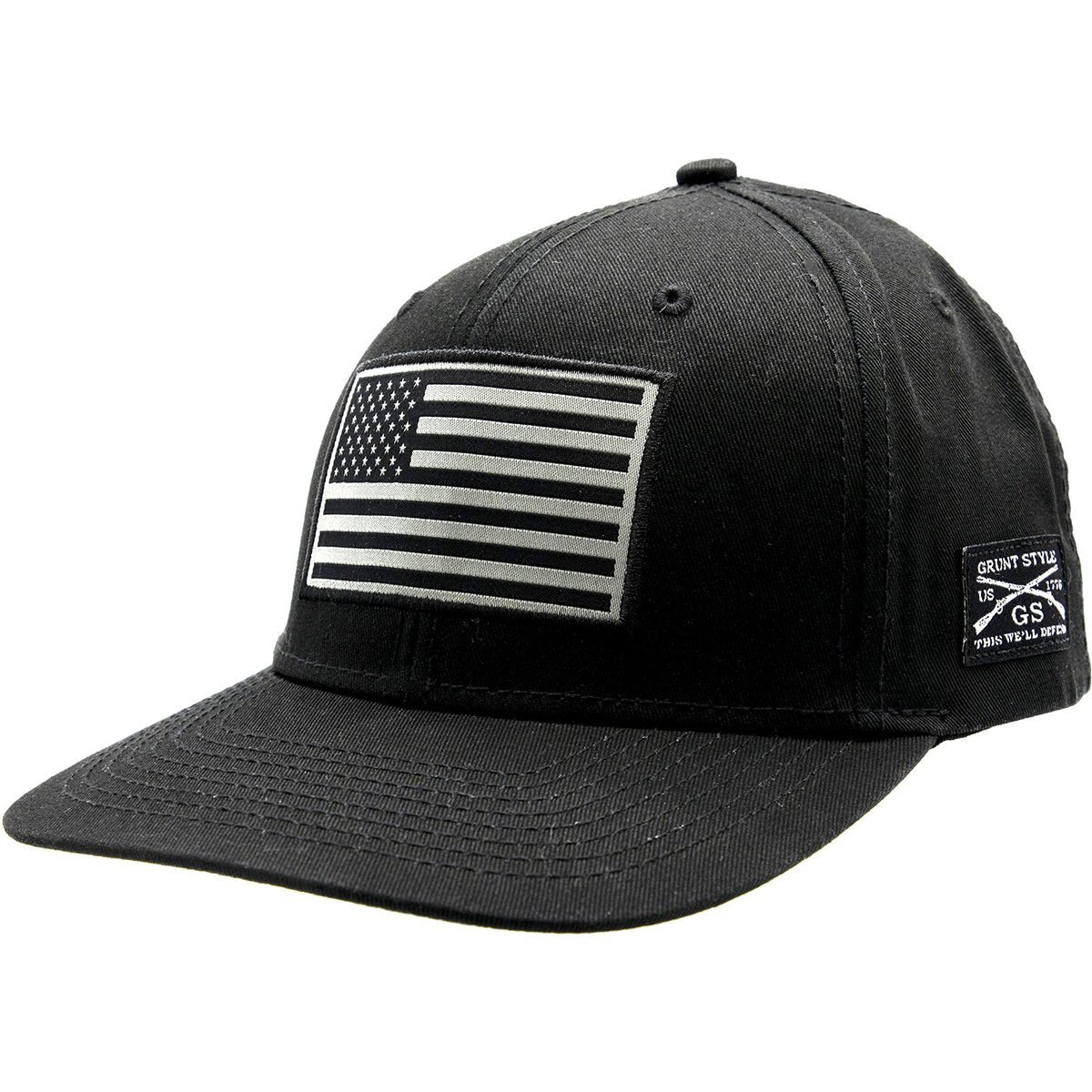 Grunt Style American Flag Hat - Black - Forza Sports