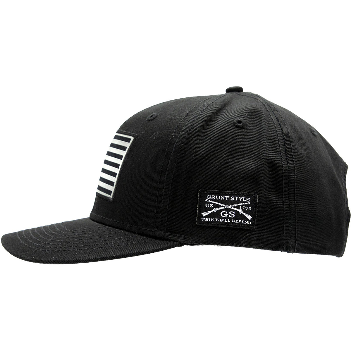 Grunt Style American Flag Hat - Black - Forza Sports