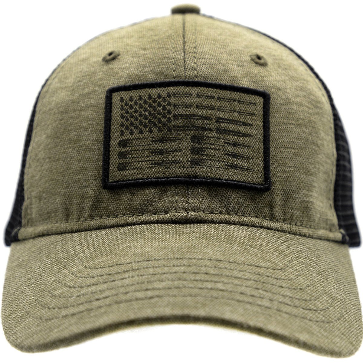Grunt Style Military Green Ammo Flag Mesh Hat - Forza Sports