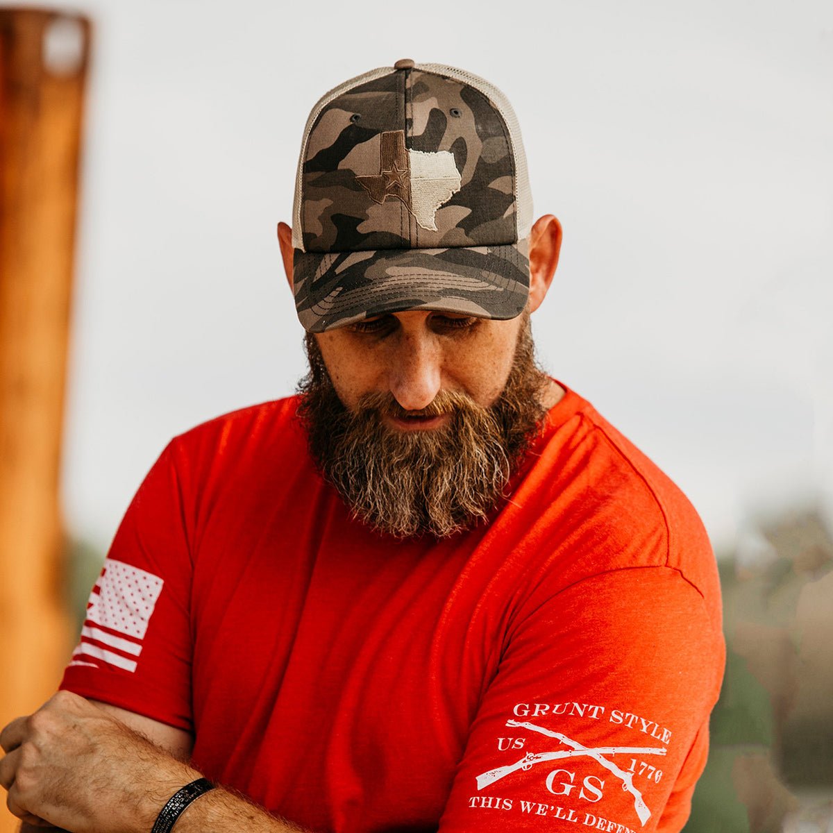 Grunt Style Texas Camo Mesh Hat - Forza Sports