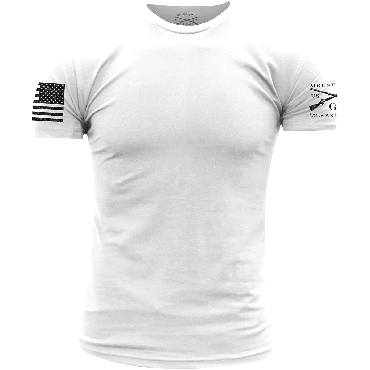 Grunt Style Basic Crew T-Shirt - White - Forza Sports