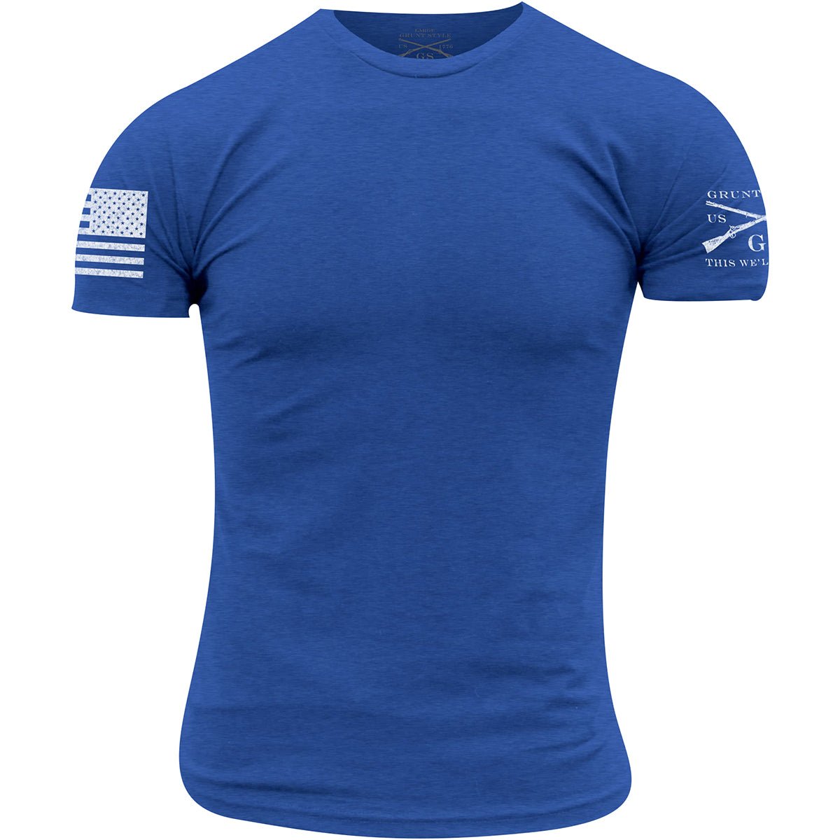 Grunt Style Basic Crew T-Shirt - Royal - Forza Sports