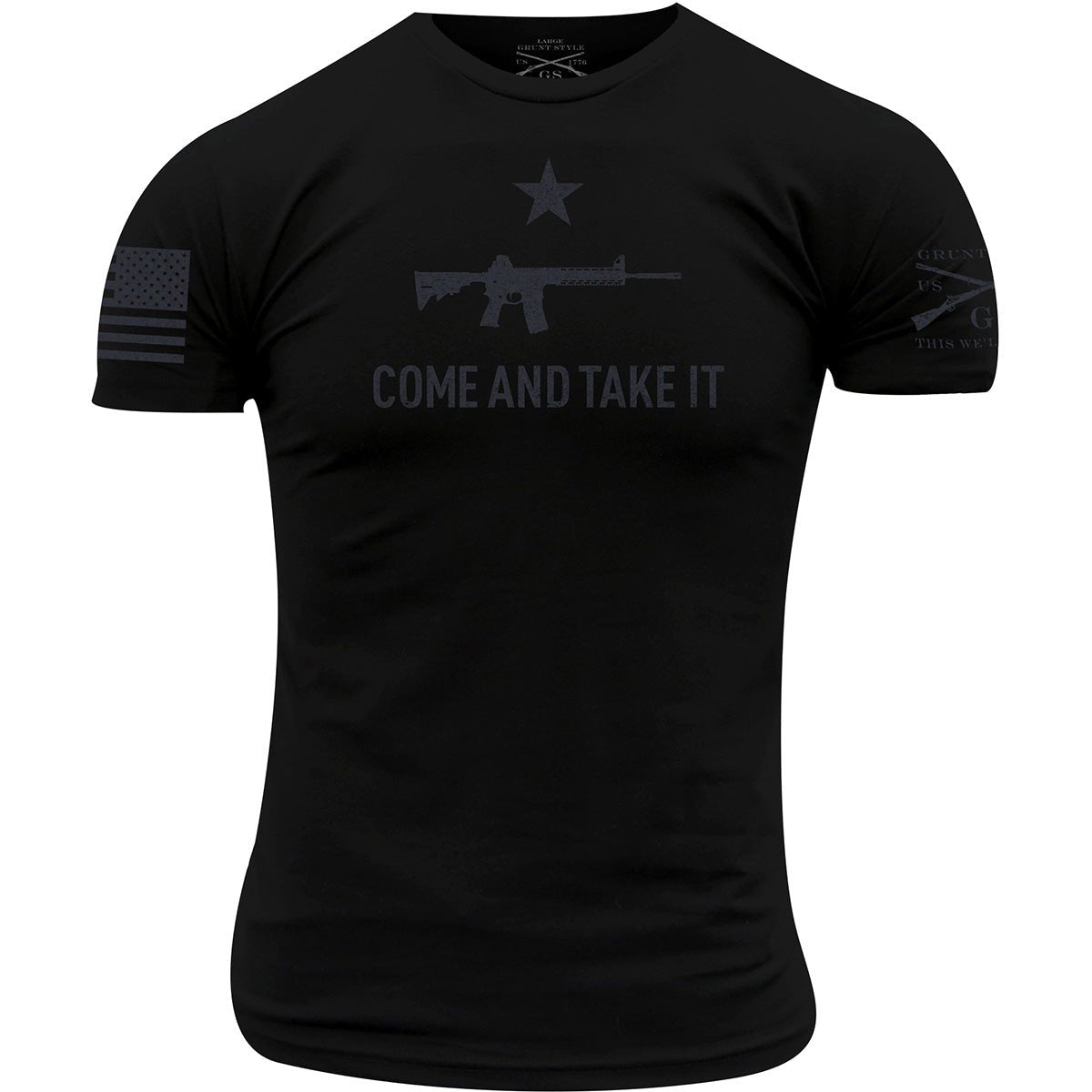 Grunt Style Come and Take It 2A Edition T-Shirt - Black - Forza Sports