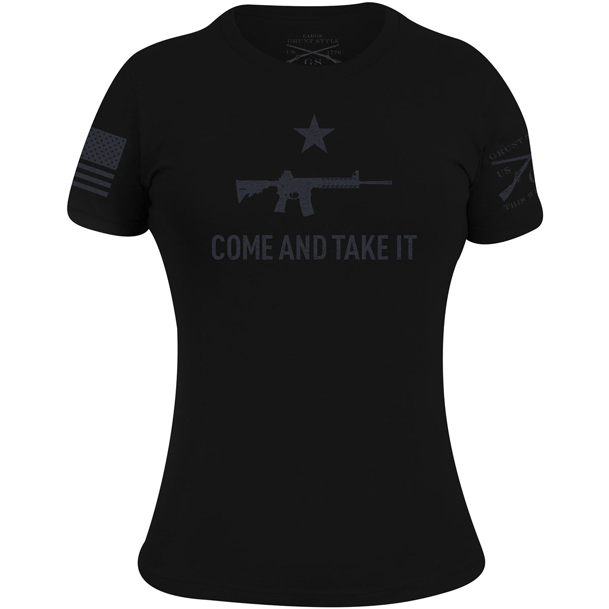 Grunt Style Women's Come And Take It 2A Edition T-Shirt - Black - Forza Sports