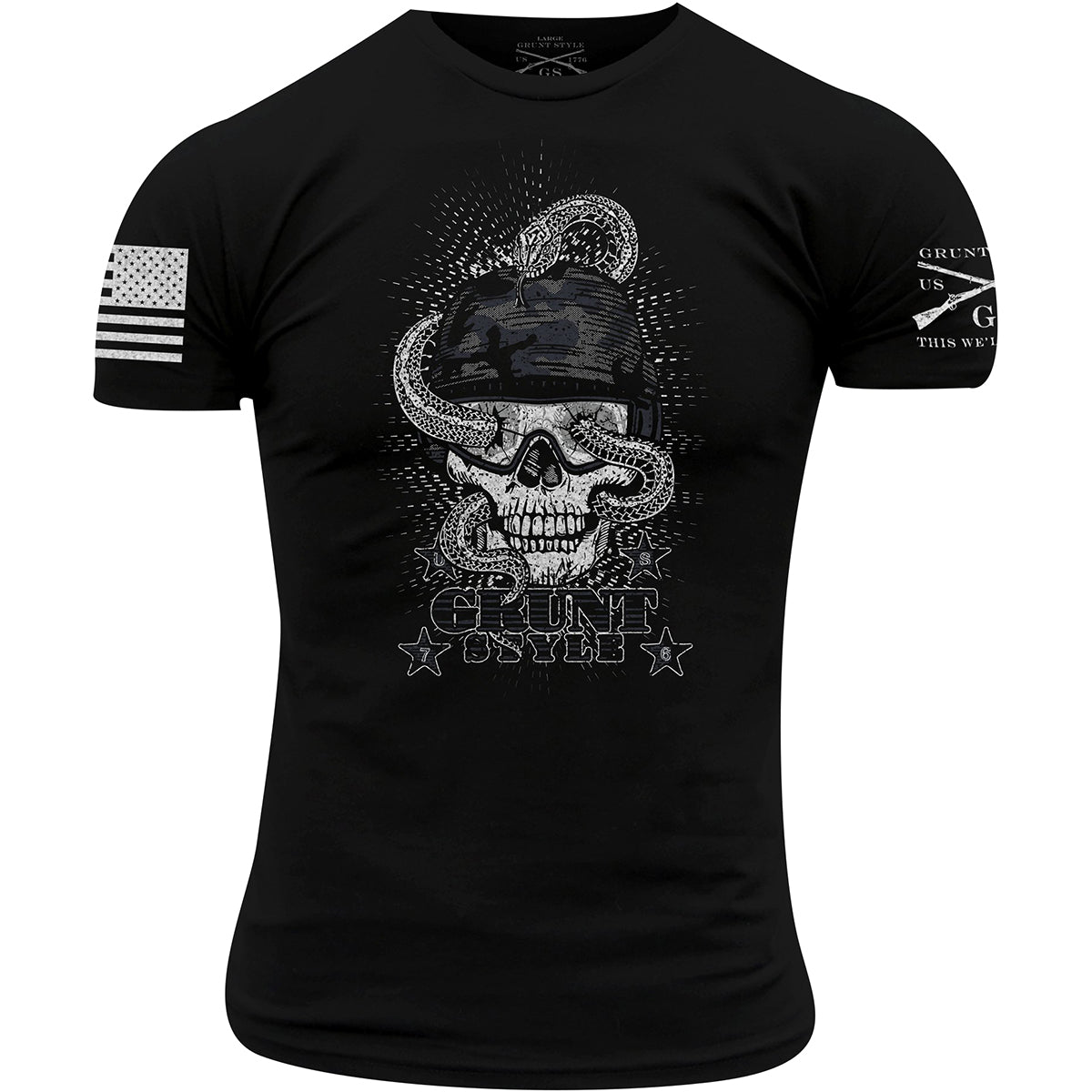 Grunt Style Snake Eyes T-Shirt - Black - Forza Sports