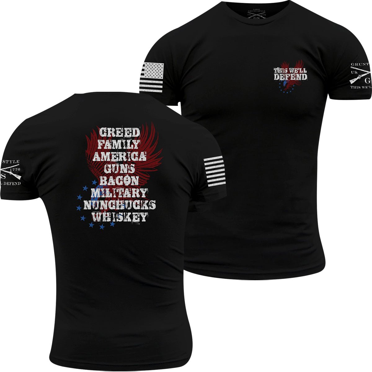 Grunt Style Creed T-Shirt - Black - Forza Sports