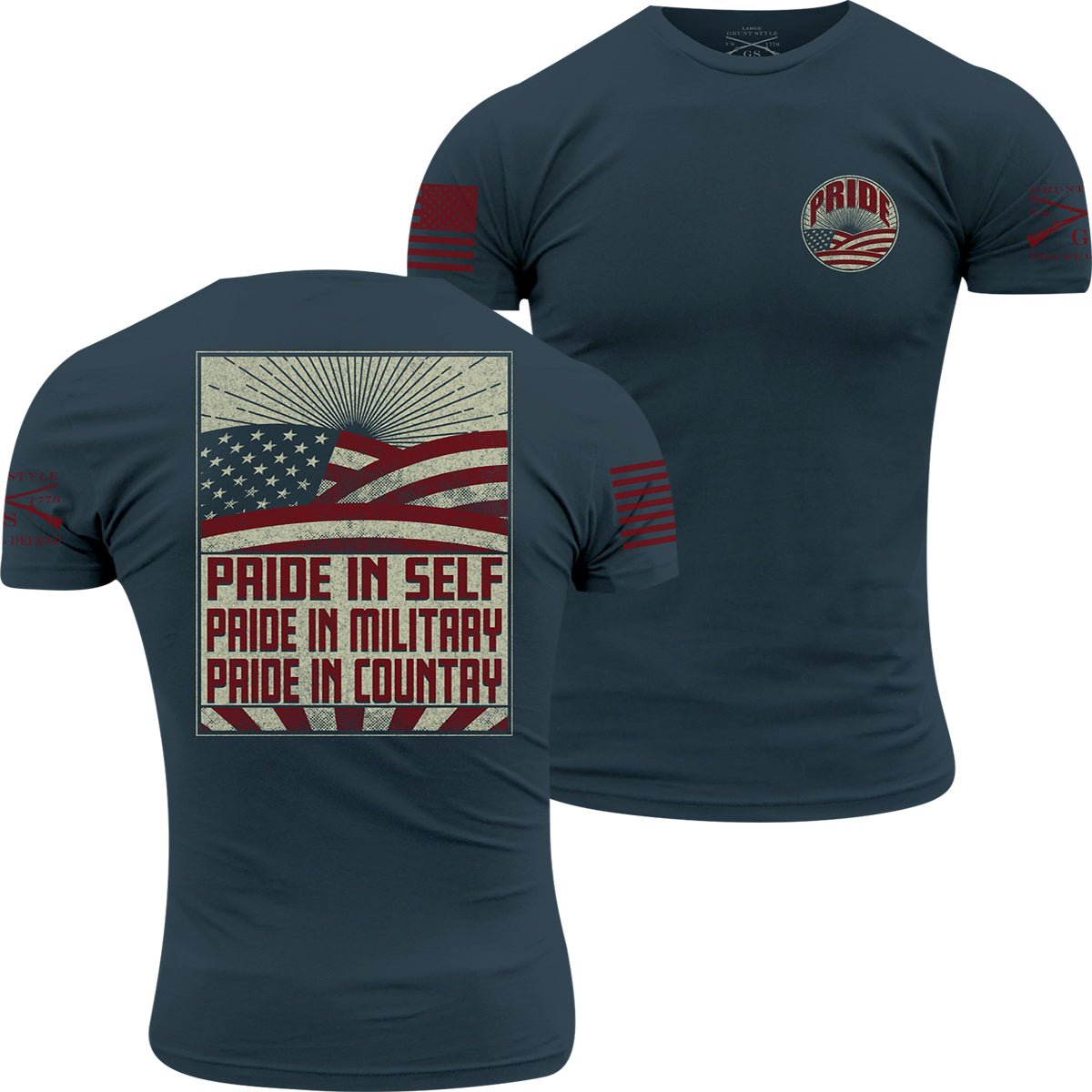 Grunt Style Ethos T-Shirt - Blue - Forza Sports