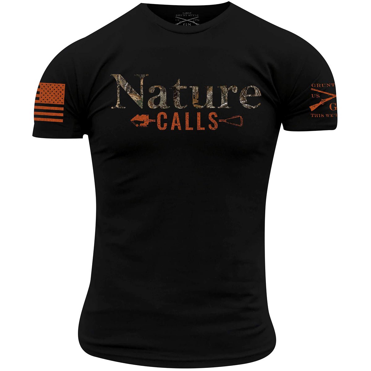 Grunt Style Realtree Edge - Nature Calls T-Shirt - Black - Forza Sports