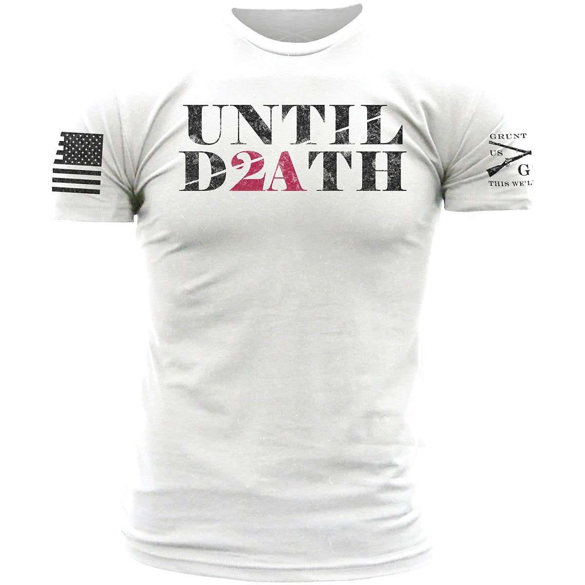 Grunt Style Until Death T-Shirt - White - Forza Sports